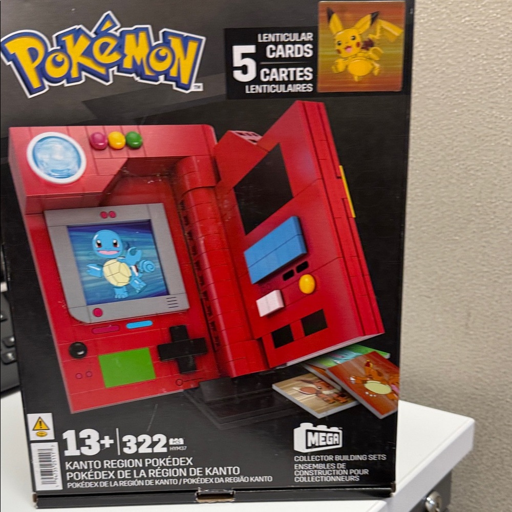 Mega Pokémon Red Pokédex Building Set